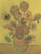 Vincent Van Gogh, Still life Vase with Fourteen Sunflowers (nn04)